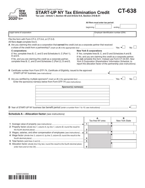 Form Ct 638 2020 Fill Out Sign Online And Download Printable Pdf
