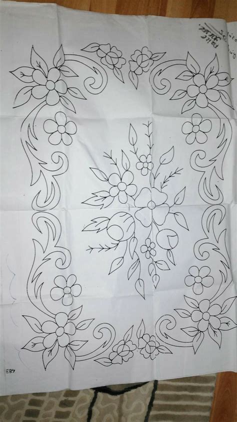 Bordados Salvabrani Embroidery Flowers Pattern Hand Embroidery