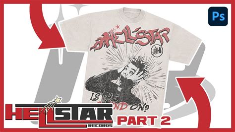 How To Design Shirts Like Hellstar Part 2 Youtube