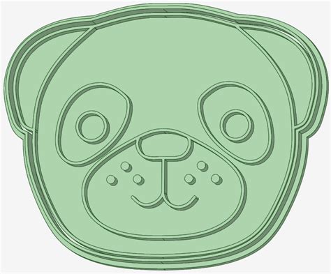 Download Stl File Doggy 2 Cookie Cutter • 3d Printing Object ・ Cults