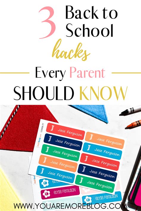 3 Back To School Hacks Every Parent Needs To Know Back To School