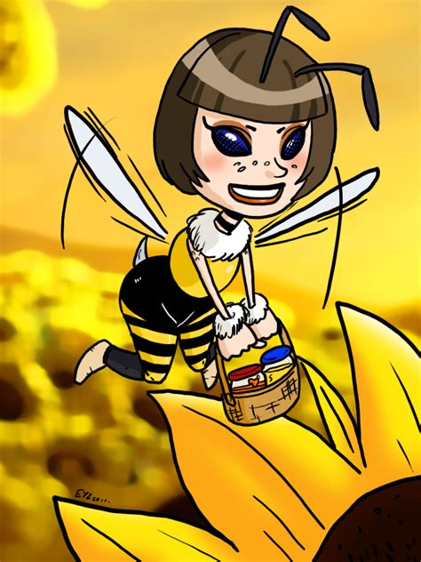 Drawings New Character Cartoony Bee Girl G33k Life