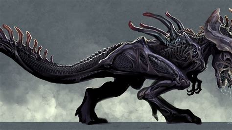 The fact that the animal was not yet fully mature raises the likelihood that the adults were even bigger. Funny Xenomorph | Dinosaurs xenomorph digital art rex ...