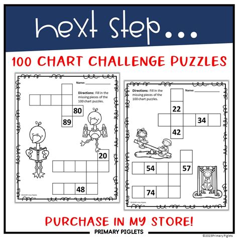 120s Charts Worksheets Blank Fill In Missing Numbers Pets Made