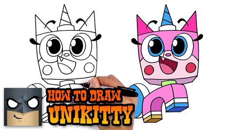 how to draw unikitty art tutorial youtube