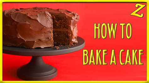 How To Bake A Cake Youtube