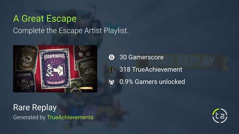 A Great Escape Achievement In Rare Replay