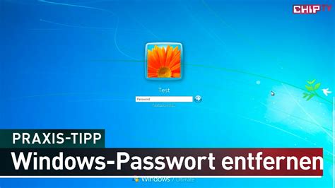 Windows Passwort Entfernen Praxis Tipp Deutsch Chip Youtube