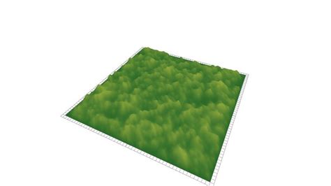 Terrain Experiment 1 Simple 50x50 Grid With Smoothed Random Heights