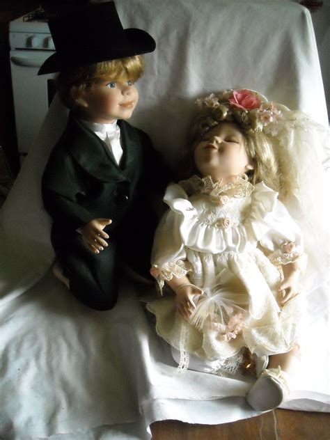 dolls and action figures dolls toys and games bride and groom porcelain dolls pe