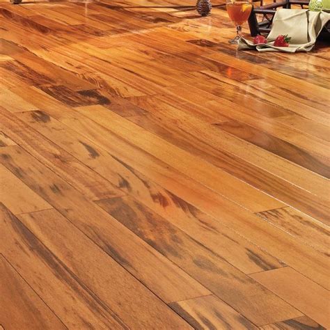 Brazilian Tigerwood Solid Hardwood Flooring Has Both Light And Dark