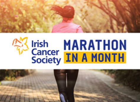 irish cancer society launches first virtual marathon in ireland irish cancer society