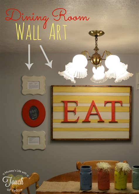 Poppy Seed Projects Guest Post Diy Dining Room Wall Art
