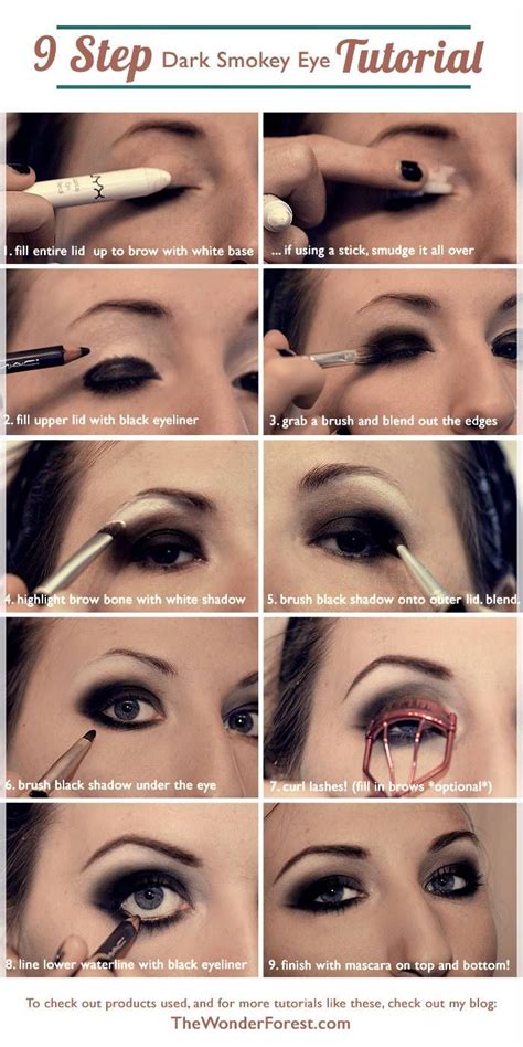 Steps To Apply Makeup For Beginners Makeup Vidalondon Dark Smokey Eye Smokey Eye Makeup