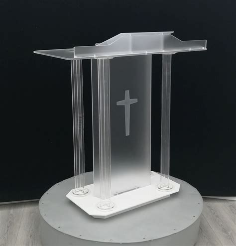 Acrylic Church Lectern Acrylic Podium Pulpit Speech Speak Stand