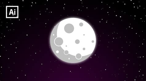 Create Night Sky Easily In Adobe Illustrator Youtube