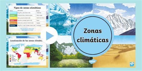 Free Presentación Zonas Climáticas Teacher Made