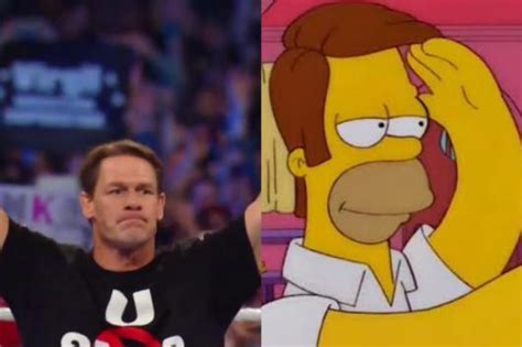 john cena s appearance at wwe super show down with a new hairdo has fans flipping over