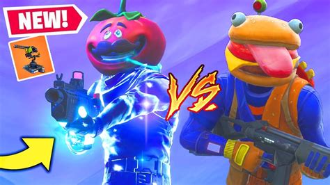New Fortnite Food Fight Game Mode And Turret Gameplay Tomato Vs Durr