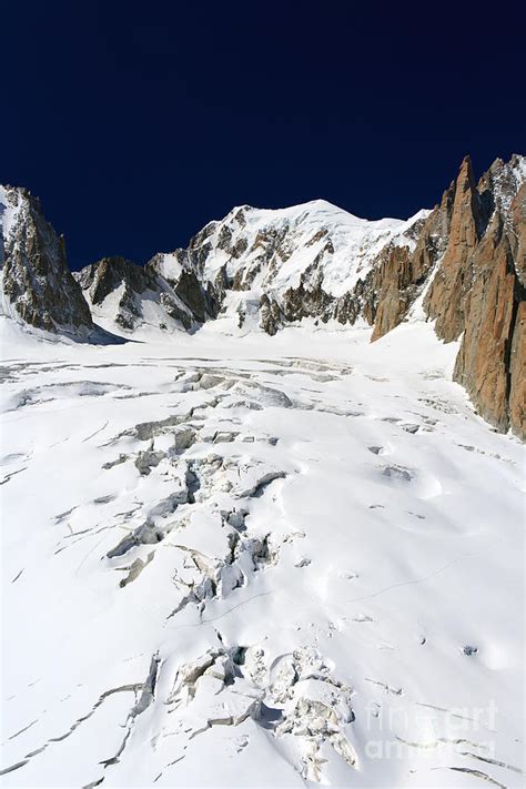 Mont Blanc Massif And Mer De Glace Glacier Photograph By Antonio Scarpi