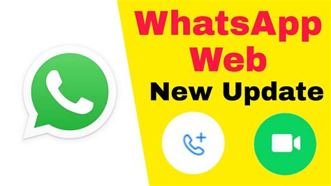 whatsapp new update features how to use whatsapp web video call multiple ideas youtube