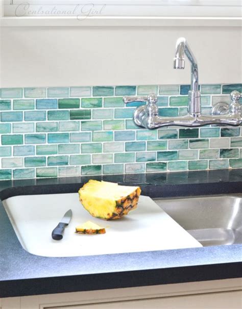 Flawless 35 Best Sea Glass Backsplash Tile Collections For Amazing