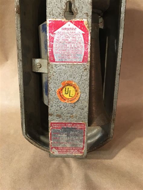 Vintage Evergard Heat Triggered Freon Powered Fire Alarm Ebay