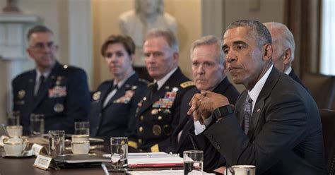 Obama Calls For Seamless Transition Of Power At Last Meeting With Generals