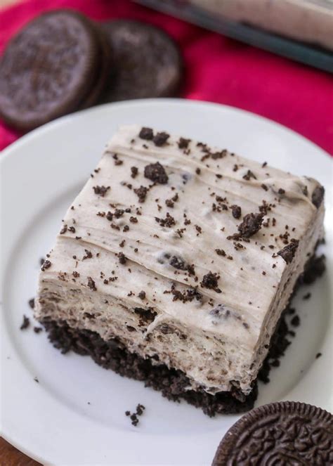 This recipe is a variation on the traditional zebra cake made with chocolate wafers and whipped cream. No Bake Oreo Cheesecake Recipe {15 minutes to make!} | Lil ...