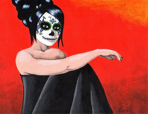 Dios De Los Muertos Painting By Laura Steelman Fine Art America