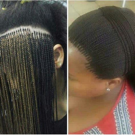 Micro Twists 👏👏👏 Natural Braided Hairstyles Natural Hair Styles