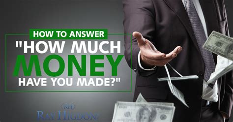 How To Answer How Much Money Have You Made