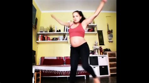 Pregnant Lady Dance With Baby Bump Youtube