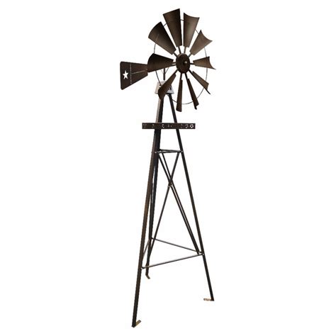 Leigh Country 9 Ft Tripod Metal Windmill With Star