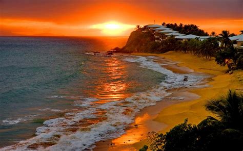 Hd Antigua Barbuda Sunset Wallpaper Download Free 50015