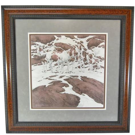 Limited Edition Signed Lithograph By Bev Doolittle Pintos At 1stdibs