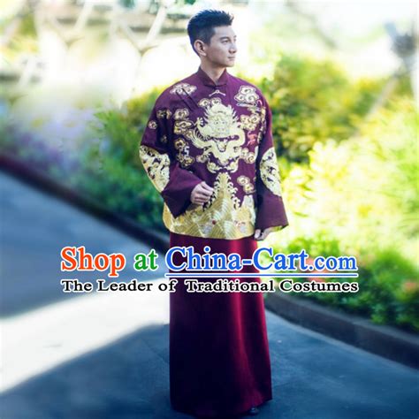 Traditional Ancient Chinese Costume Chinese Style Tang Suit Wedding Red
