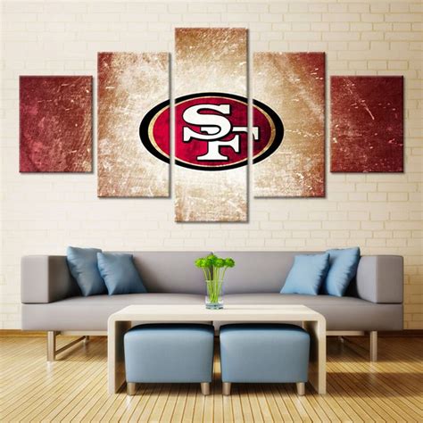 San Francisco 49ers Wall Art Canvas Art Wall Decor Canvas Wall Art