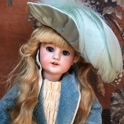 Antique Jumeau Bebe Bisque Doll 1905 And Bru Dress W Original Doll´s