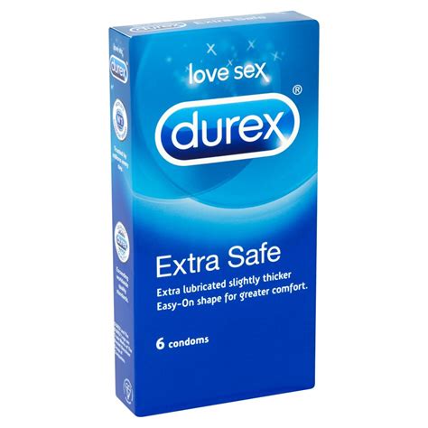 Durex 6 Regular Fit Originals Extra Safe Condoms Bb Foodservice