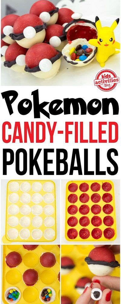 Diy Edible Pokemon Pokeballs Pokeball Food How To Tutorials Pokemon