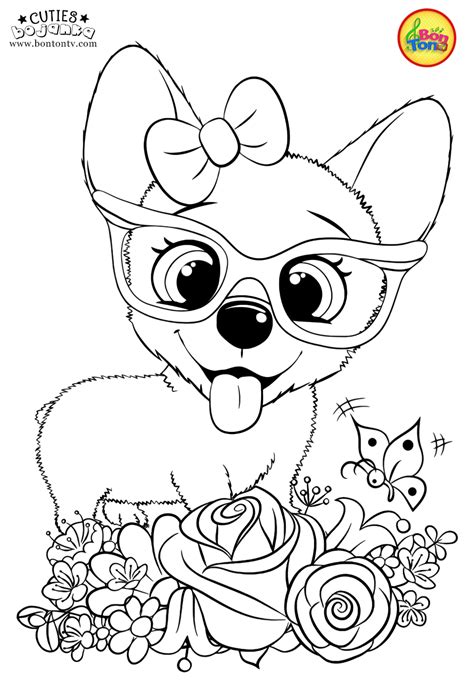 Coloring pages are fun for children of all ages and are a great educational tool that helps children develop fine motor skills, creativity and color recognition! Cuties Coloring Pages for Kids - Free Preschool Printables - Slatkice Bojanke - Cute Animal ...