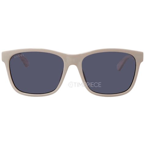 gucci blue rectangular mens sunglasses gg0746s 004 57
