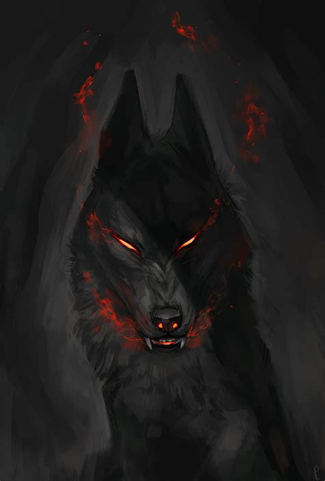 Silent Anger By Kipine On Deviantart Fantasy Wolf Wolf Art Creature Art