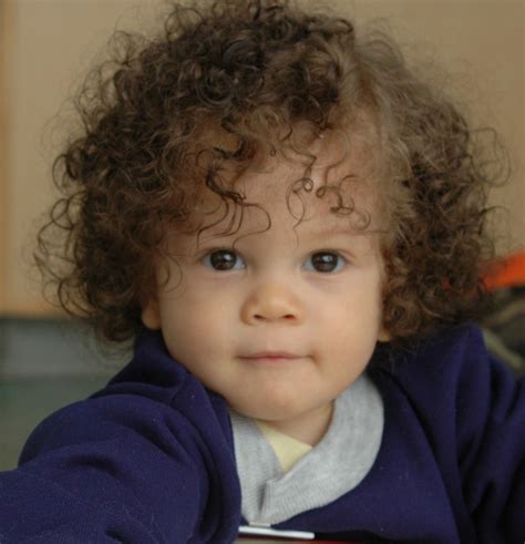 24 Curly Hair Kid Boy Important Style
