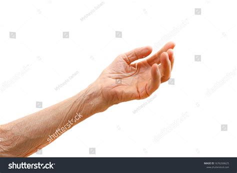 Old Ladys Hand Open Palm Elderly Foto Stock 1676268625 Shutterstock