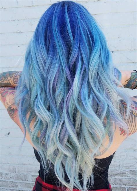 Ocean Hair Trend Is Taking Blue Hair To The Next Level Hair Styles