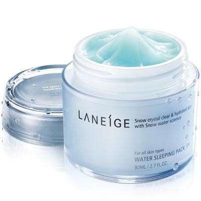 Water sleeping pack_ex (upgraded moisturising + brightening + deep sleep effects) 2015: Tiffany's Source of Beauty: Review Laneige Water ...