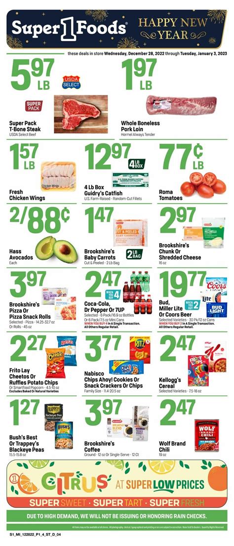 Super 1 Foods Current Weekly Ad 1228 01032023 Frequent