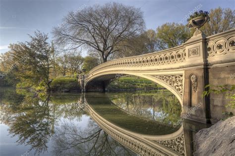 Bow Bridge In Spring Central Park — Stock Photo © Johnanderson 12088647